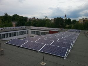 Nagy László Városi Könyvtár és Szabadidő Központ - Napelemes rendszere