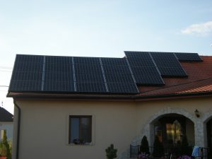 Győrujfalui családi ház - napelemes rendszere