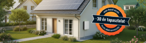 Otthoni energiatároló rendszer családi házhoz